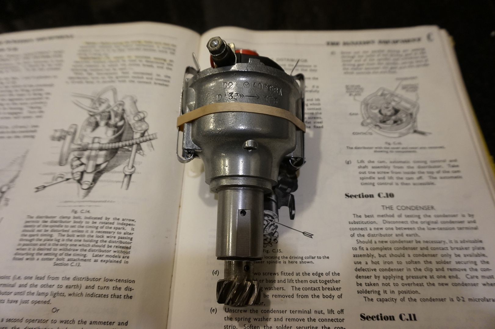 53 TD distributor orientation and 1 spark plug wire orientation T